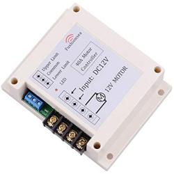 DC 12V 40A Motor Remote Control Switch 2CH Motor Forward and Reverse Wireless Switch, 433Mhz Remote Control Relay Use for Car, Motor, Electric Curtain, Water Pump and More