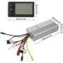 Bike Conversion Kit, 35A Low Level 1500W Electric Bike Controller with S866 LCD Display for Mountain Bike Scooter