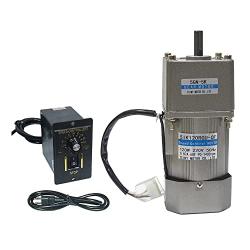 Bemonoc 110V AC Gear Reducer Motor High Speed 280 RPM 50/60HZ 120W Output Shaft 12mm & AC Speed Controller Kits for Dyeing Industrial