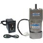 Bemonoc High Torque AC Motor Larger Power 120W 220V 50/60HZ Low Rpm 7.5rpm Electric Geared Reducer Motor & AC Speed Controller Kits Speed Can be Adjustable