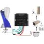 MPPT Wind Turbines Generator Charge Controller, 6000W-9000W 12/24V /48V MPPT Waterproof LED Overvoltage Speed Protection,48v
