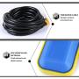 1pc 10A Cable Float Switch Liquid Fluid Water Level Controller Sensor Water Level Switch for Diving Garden Pumps(2m)
