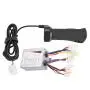 EVTSCAN 500W Brushed Speed Motor Controller and Throttle Grip for Electric Scooter Bicycle e-Bike Tricycle(36V 500W)