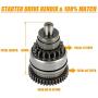 Starter Motor and Drive Bendix Combo Kit Compatible with Polaris ATV UTV 325 330 335 425 500 Replace Smu0061 113528 495713 3084981 3090188 for Sportsman Ranger Scrambler Magnum ATP Trail Boss