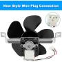 97012248 Exhaust Fan S97012248 Motor Hood Vent Fan Motor Assembly Replaces AP4527731 99080492 1172615 97005161 99080533 99080410 99080363