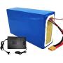 Wnicek 72V E-Bike Lithium Battery 20Ah 30Ah 40Ah Customizable Battery Pack High-Capacity Lithium Battery for Electric Motorcycle Electric Tricycle Electric Scooter with Charger+ XT60 Plug