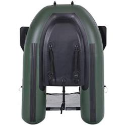 FRM BOARDS Inflatable Fishing Boat Belly Boat Fishing Float Tube with Storage Pockets, Adjustable Straps & Bracket for trolling Motor, Loading Capacity 400lbs