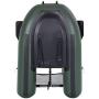 FRM BOARDS Inflatable Fishing Boat Belly Boat Fishing Float Tube with Storage Pockets, Adjustable Straps & Bracket for trolling Motor, Loading Capacity 400lbs