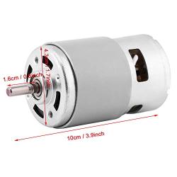 DC Brushed Motor 12V 0.32A 150W 13000‑15000RPM, Large Torque High Power for Electric Tools with Copper Wire Production