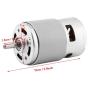 DC Brushed Motor 12V 0.32A 150W 13000‑15000RPM, Large Torque High Power for Electric Tools with Copper Wire Production