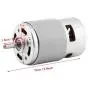 DC Brushed Motor 12V 0.32A 150W 13000‑15000RPM, Large Torque High Power for Electric Tools with Copper Wire Production