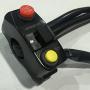 LED Light Motorcycle Handlebar Horn Turn Signal Light Controller Switch 3 Function Mount