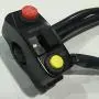 Durable Metal LED Light Motorcycle Handlebar Horn Turn Signal Light Controller Switch 3 Function Mount Durable Metal LED Light Motorcycle Handlebar Horn Turn Signal Light Controller Switch 3 Function Mount