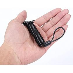 Reminder Cable,Disc Lock Cable, Lock Dual Loop Safety Cable for Scooter Motorcycle Bike Brake Disc, Lock Reminder Cable