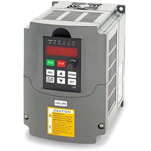 Huanyang VFD,Single to 3 Phase,Variable Frequency Drive,2.2kW 3HP 110V/120V Input AC 20A for Motor Speed Control ,HY Series