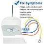 WR60X21887 Refrigerator Evaporator Fan Motor for G.E R-Series X-Series Replace WR60X24645 WR60X10240 PS11721928 WR60X10137 by Fetechmate
