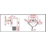 50KTYZ 110V 20rpm Bringsmart AC Gear Motor Low Noise AC Synchronous Motor Slow Speed Reducer Motor CW/CCW for Barbecue Motor