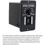 Tuimiyisou Motor Speed Controller DC PWM Brush Generator Control Adjustable 10-60V 6A with Reversible Switch Industrial Automation-Motor Speed Controller