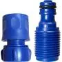 Seaworks Marine Outboard Engine Flush Connect Kit, for Outboard Engines Including Mercury, Yamaha, Suzuki, Mariner and More, Blue