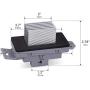 Surwit HVAC Blower Motor Control Module Resistor Kit w/Harness Compatible with Chevy Silverado Tahoe Trailblazer GMC Sierra Envoy Yukon XL - Part# 15-81773 RU-631 89018778 89019351