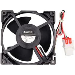 DA81-06013A, DA31-00287A, U92C12MS1B3-52 Refrigerator Evaporator Fan Motor (OEM) for Samsung RF28HFEDBSG/AA-00, RF263BEAESR/AA-04, RF263TEAESG/AA-00, etc - 2 Year warranty