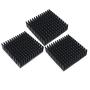 3pcs Aluminum Chipset Heat Radiator Cooling 40mm x 40mm x 11mm, Suitable for nema 17 Stepper Motor heatsink