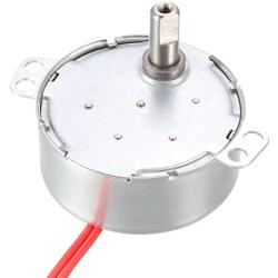 uxcell Turntable Synchronous Synchron Motor 50-60Hz 12 VAC CCW 4W 5-6RPM