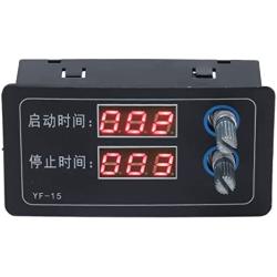 FTVOGUE YF‑15 Digital Timer Delay Switch Motor Controller Module Timing Switch Controllor with LED Display for Generator,Module