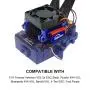 Hobby Fans Aluminum ESC Cooling Fan High Velocity Fan Heatsink for 1/10 traxxas Slash 4x4 Stampede 4x4 VXL Rustler VXL Replace #3340 Velineon VXL-3s ESC Cooling Fan