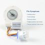 241509402 Evaporator Fan Motor for Ken.More frigi.daire Refrigerator Replace PS1526073 AP3958808 241509401 7241509402 UDQT36EL3 by Fetechmate