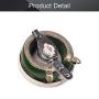 Fielect 25W 1K Ohm Ceramic Wire Wound Potentiometer Linear Rotary Resistor Rheostat with Knob for Industiral Machinery RPM Adjustment