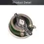Fielect 100W 100R Ohm Ceramic Wire Wound Potentiometer Linear Rotary Resistor Rheostat with Knob for Industiral Machinery RPM Adjustment
