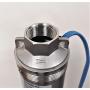 Hallmark Industries MA0343X-4A Deep Well Submersible Pump, 1/2 hp, 230V, 60 Hz, 25 GPM, 150 Head, Stainless Steel, 4