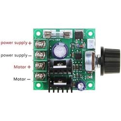 Pangocho Jinchao-Dc Motor Speed Controller with Knob Adjustable Speed Regulator, 9V-50V 10A PWM DC Motor, Easy to Install