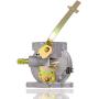 632615 Carburetor+spark plug for Tecumseh 632615 632208 632589 Carb H30 H35 H50 3.5HP Motor with fuel shut off valve