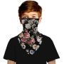 CoolPro 1pcs Men Women Face Bandana Mask Ear Loops Neck Gaiters for Dust Wind Motorcycle