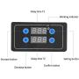 Timer Relay,Adjustable Cycle Delay Timer Relay Module Timing Delay Board with Digital Display(DC 12V)