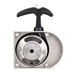 Pull Start Starter, Alloy Pull Start Starter Kit Fit for 49cc 50cc 60cc 66cc 70cc 80cc 2-Stroke Motorized Bicycles