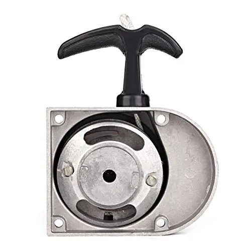 Pull Start Starter, Alloy Pull Start Starter Kit Fit for 49cc 50cc 60cc 66cc 70cc 80cc 2-Stroke Motorized Bicycles