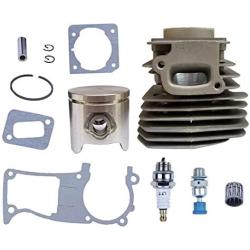 ESEYAIDA 44MM Cylinder Decompression Valve Kit with Gasket Spark Plug Fit for Husqvarna 346 350 351 353 Chainsaw Engine Motor Parts Replace 537253002