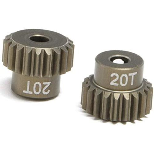 Vehicles-OCS Aluminum Alloy Durable 18T-30T Replacement Drift Motor Pinion Gears Hardcoated Hole Model Parts Hobby RC Car Teeth Vehicles-OCS - (Color: 20T)