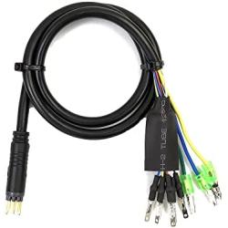 Electric Bicycle 9 Pin 60cm Male Motor Cable Ebike Motor Adapter with Hall Sensor Connector Ebike Conversion Parts
