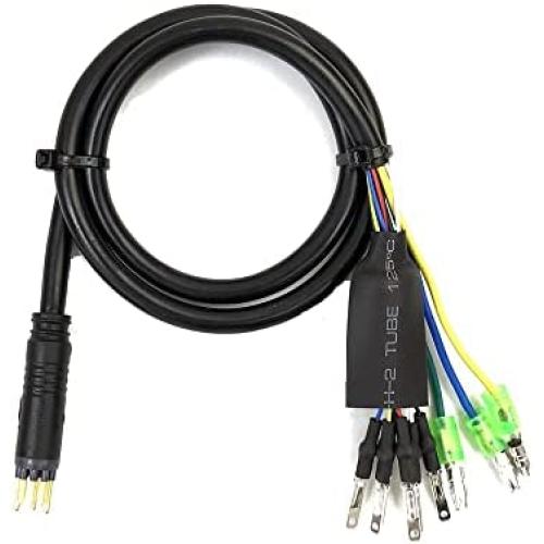 Electric Bicycle 9 Pin 60cm Male Motor Cable Ebike Motor Adapter with Hall Sensor Connector Ebike Conversion Parts