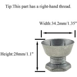 Hahiyo 8066184 Dryer Motor Pulley Replacement Part Thread Cut Correct No Cross Strip Easy Screw Tight Snug Proper on Shaft for Whirlpool Maytag Dryer Washer 3394341,AP6011686,PS11744884,WP8066184,ect.