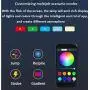 liteball LED Light Wireless Controller , RGB APP Control Multi-Color Music Gradual Strobe Mode for RGB Motorcycle Light Rock Light Wheel Rim Light