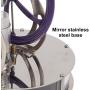 Omabeta Stirling Engine Motor Model, Stainless Steel Base Stirling Engine Model Kit Multi Purpose Anti Rust for Physical Learning