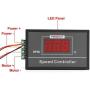 Motor Speed Controller PWM DC 6V 12V 24V 48V 60V 30A Adjustable Speed Regulator, Stepless DC Digital Display Motor Speed Controller with Switch and Speed Control Potentiometer
