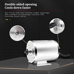Kunray 48V Go Kart Motor Kit 1000W Electric Brushless DC Motor Kits 3500RPM with 30A BLDC Mid Motor Speed Controller Handlebar Twist Grip Throttle (48V1000W Kits with Mounting Bracket)