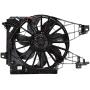 TYC 621950 Cooling Fan Assembly Compatible with 2006-2009 Chevrolet Corvette