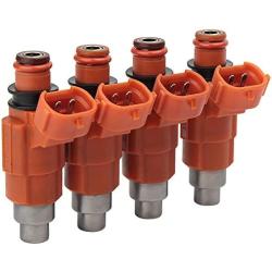 AUTOKAY 4pcs Fuel Injector Flow Matched 68V-8A360-00-00 for Yamaha Outboard 115 HP Marine